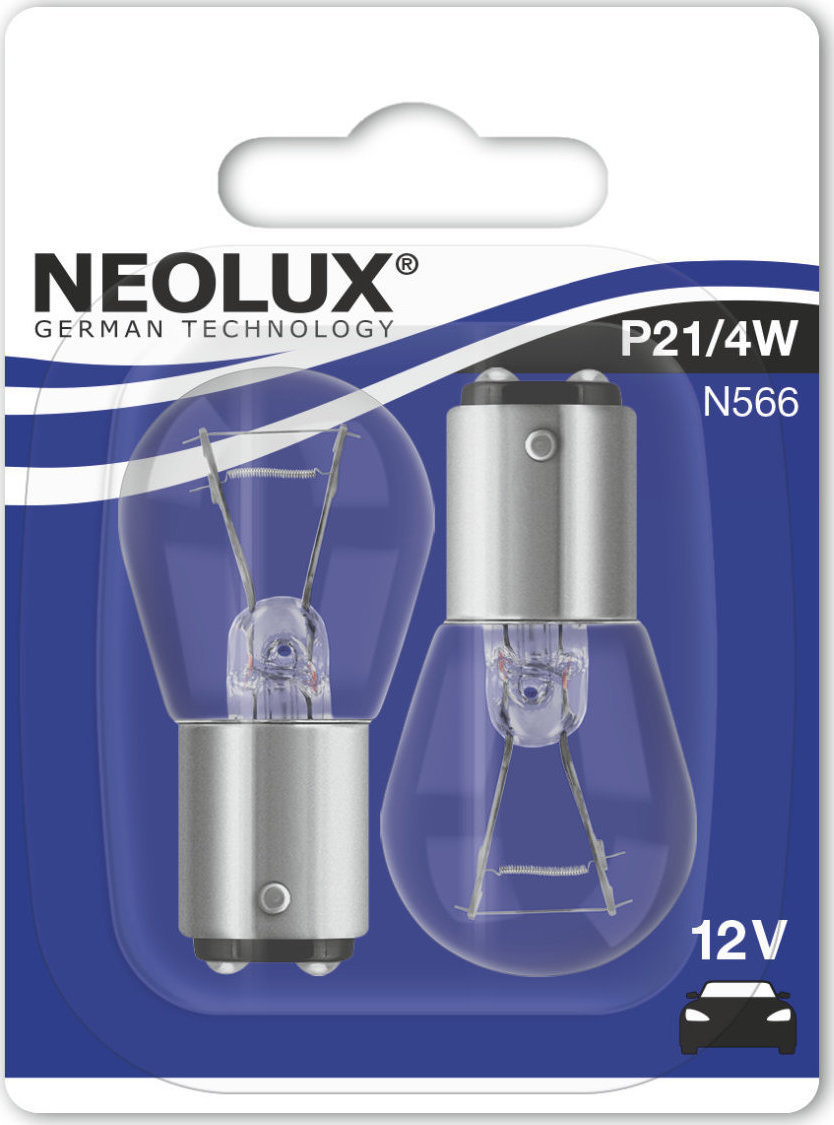 Φωτογραφία προϊόντος: Neolux P21/4W Standard 12V 21W 2τμχ