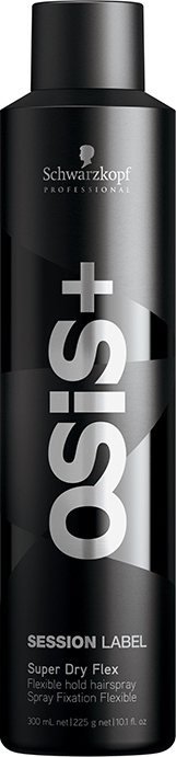 Φωτογραφία προϊόντος: Schwarzkopf OSiS + Session Label Super Dry Flex Flexible Hold 300ml