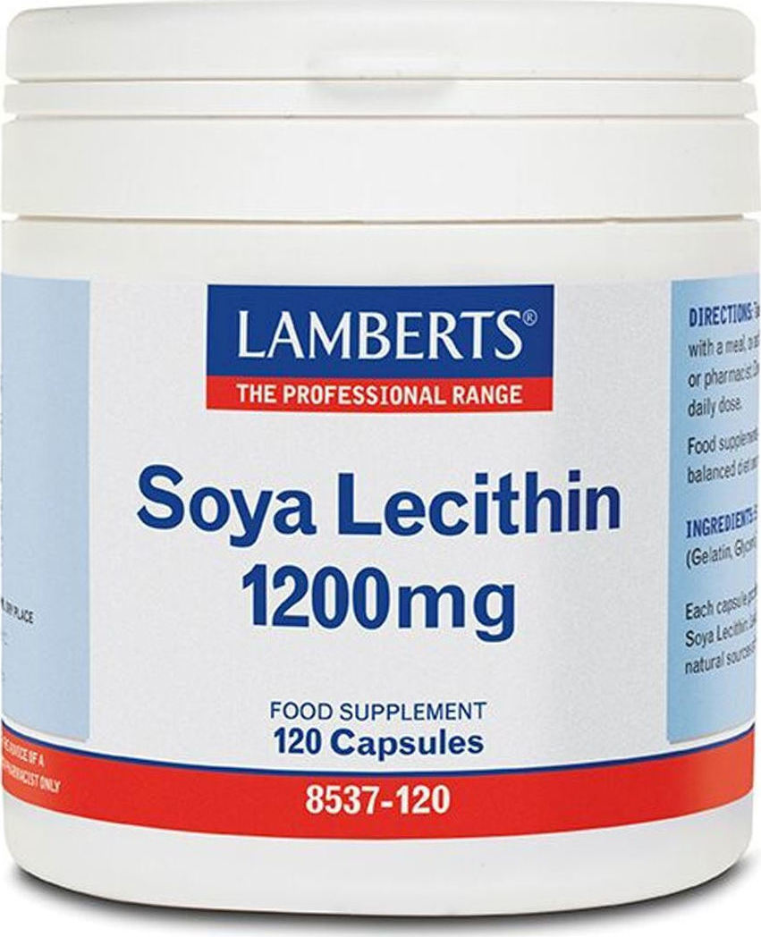 Φωτογραφία προϊόντος: Lamberts Soya Lecithin 1200mg 120 κάψουλες