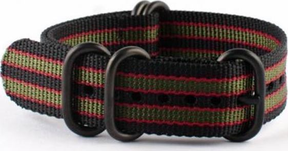 Φωτογραφία προϊόντος: ΛΟΥΡΑΚΙ PVD ZULU 5RZ12B BLACK/GREEN/RED
