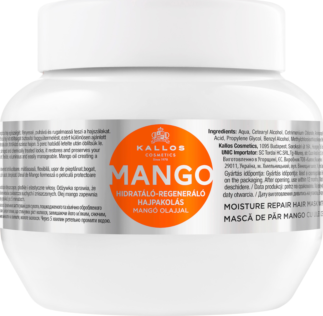 Φωτογραφία προϊόντος: Kallos Mango Hair Mask 275ml