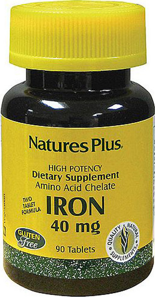 Φωτογραφία προϊόντος: Nature's Plus Iron 40mg 90 ταμπλέτες