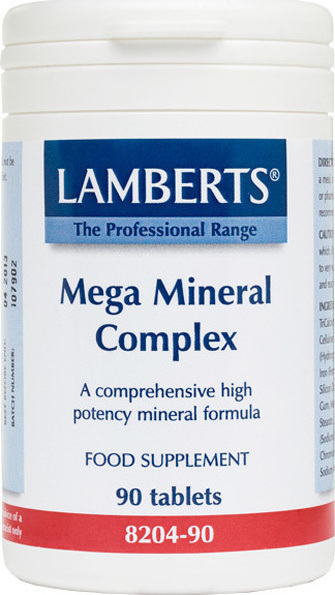 Φωτογραφία προϊόντος: Lamberts Mega Mineral Complex 90 ταμπλέτες
