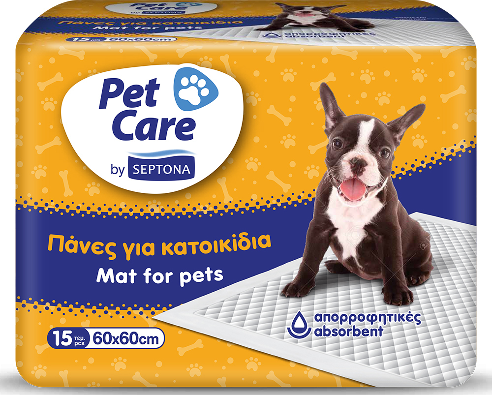 Φωτογραφία προϊόντος: ΠΑΝΕΣ PET CARE BY SEPTONA 60X60CM 15ΤΜΧ