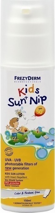 Φωτογραφία προϊόντος: Frezyderm Kids Sun+Nip SPF50+ 150ml