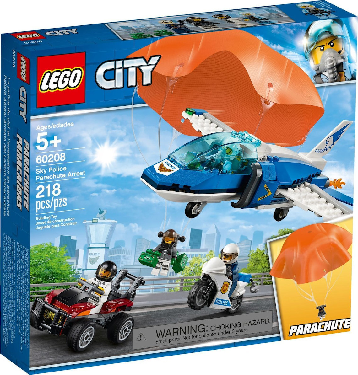 Φωτογραφία προϊόντος: Lego City: Sky Police Parachute Arrest 60208