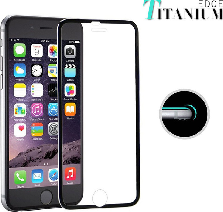 Φωτογραφία προϊόντος: Powertech 3D Tempered Glass Titanium Black (iPhone 8 Plus / 7 Plus)