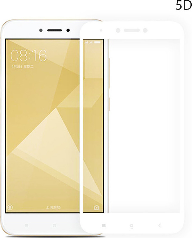 Φωτογραφία προϊόντος: Powertech 5D Full Glue Tempered Glass White (Redmi Note 4/Note 4X)