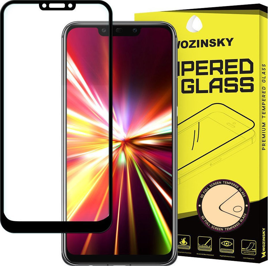 Φωτογραφία προϊόντος: Wozinsky Full Face Tempered Glass Black (Huawei Mate 20 Lite)
