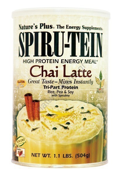 Φωτογραφία προϊόντος: Nature's Plus Spiru-Tein Shake 1.1lbs 504gr Chai Latte
