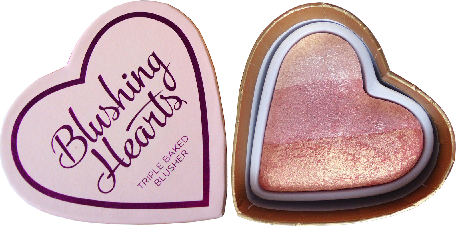 Φωτογραφία προϊόντος: Revolution Beauty I Heart Blushing Hearts Blusher Iced Hearts