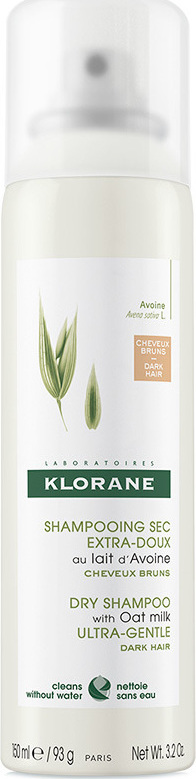 Φωτογραφία προϊόντος: Klorane Dry Shampoo with Oat Milk Dark Hair 150ml