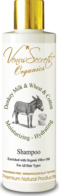 Φωτογραφία προϊόντος: Venus Secrets Donkey Milk Wheat & Cotton Donkey Milk Hair Care 250ml
