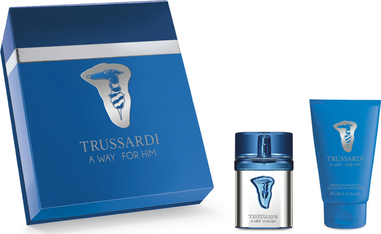 Φωτογραφία προϊόντος: Trussardi A Way For Him Eau de Toilette 50ml & Shower Gel 100ml & Cosmetics Bag