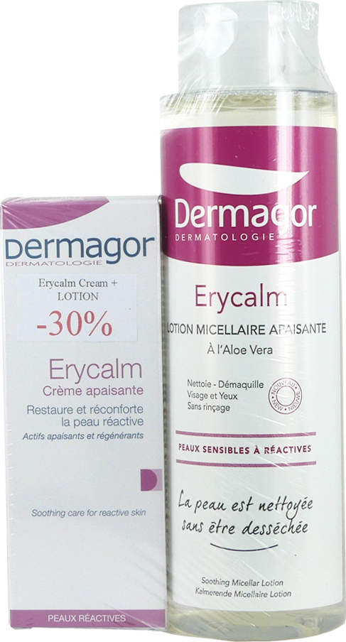 Φωτογραφία προϊόντος: Dermagor Dermagor Erycalm Creme 40ml & Dermagor Erycalm Lotion Micellaire 400ml