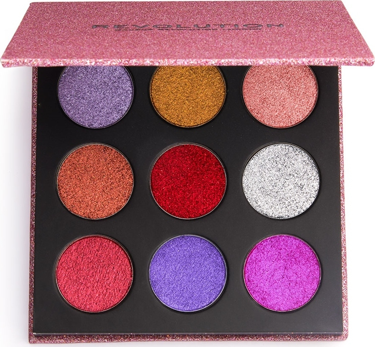 Φωτογραφία προϊόντος: Revolution Beauty Pressed Glitter Palette Diva