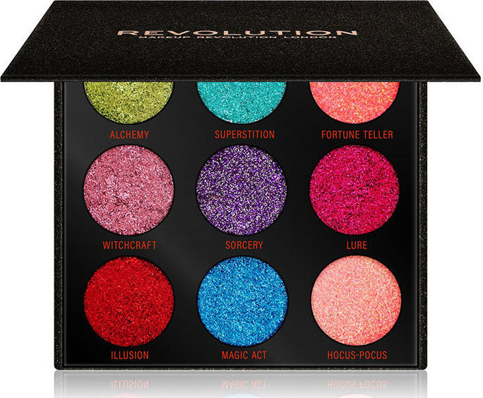 Φωτογραφία προϊόντος: Revolution Beauty Pressed Glitter Palette Abracadabra