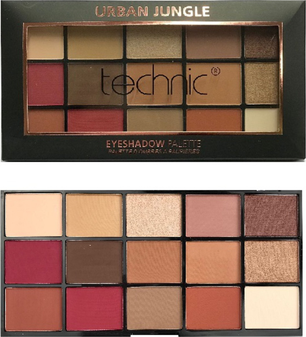 Φωτογραφία προϊόντος: Technic 15 Colours Eyeshadow Palette Urban Jungle