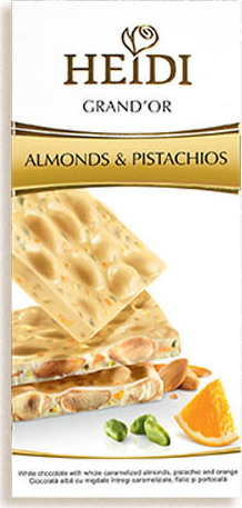 Φωτογραφία προϊόντος: Heidi Σοκολάτα Λευκή Grand’or Almonds & Pistachios 100gr