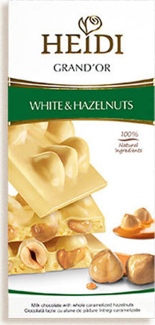 Φωτογραφία προϊόντος: Heidi Σοκολάτα Λευκή Grand’or Hazelnuts 100gr