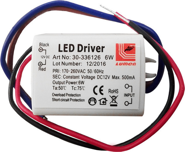 Φωτογραφία προϊόντος: Τροφοδοτικό LED 12V 6W IP20 30-336126 Adeleq