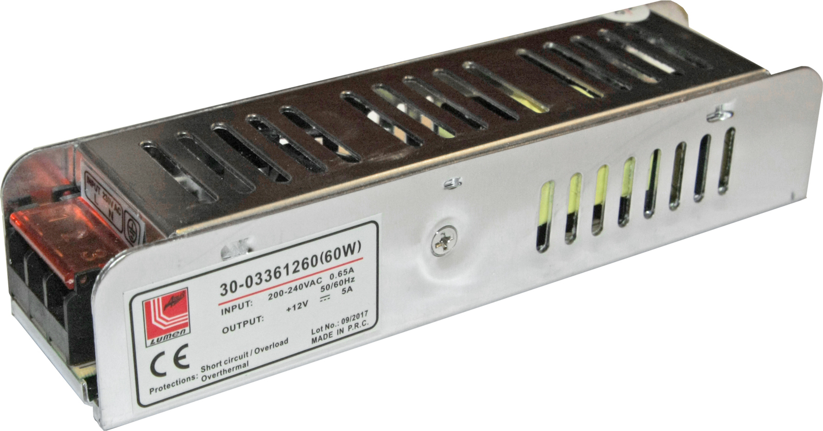 Φωτογραφία προϊόντος: Τροφοδοτικό LED 12V 60W IP20 30-03361260 Adeleq