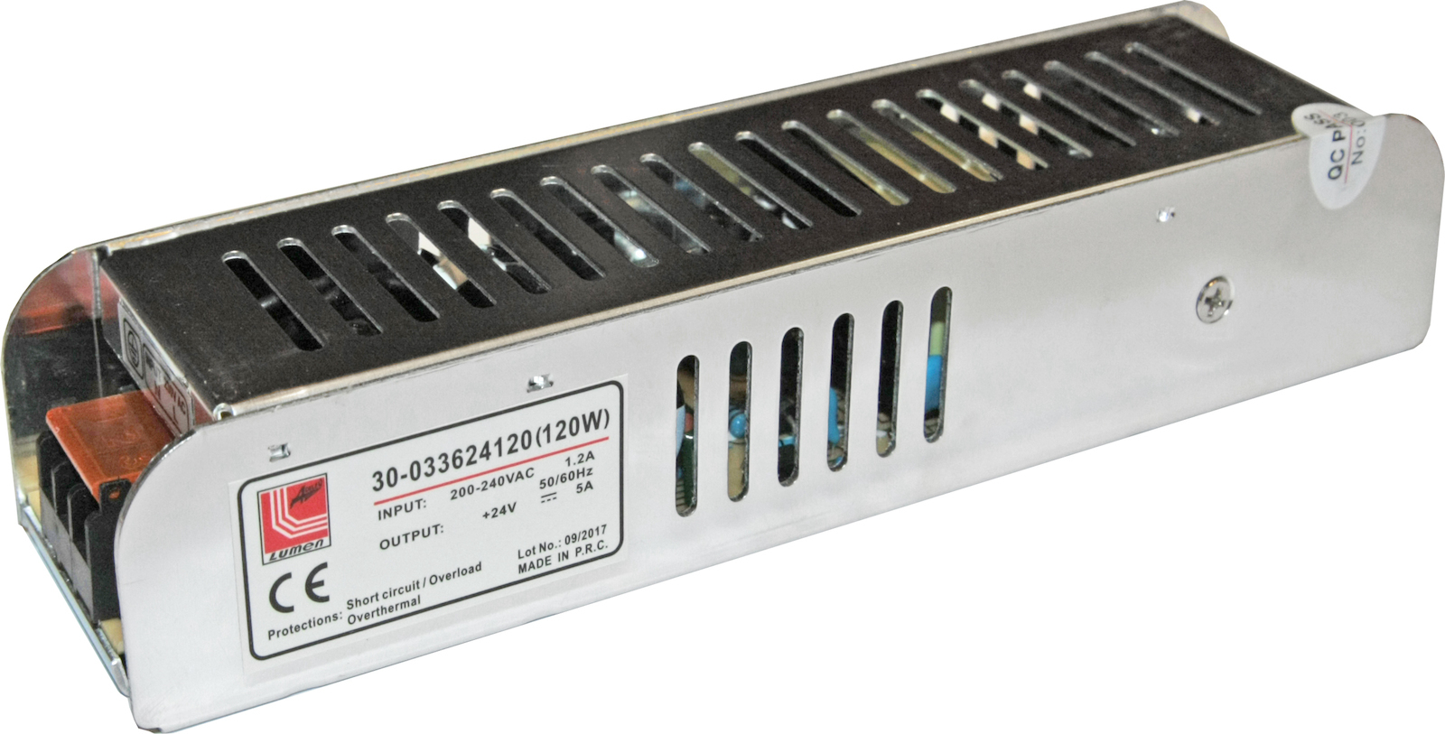 Φωτογραφία προϊόντος: Τροφοδοτικό LED 24V 120W IP20 30-033624120 Adeleq