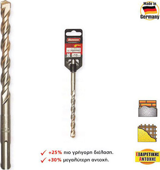Φωτογραφία προϊόντος: Benman Τρυπάνι SDS-PLUS 26x450mm 74461 1τμχ