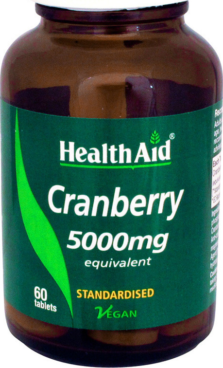 Φωτογραφία προϊόντος: Health Aid Cranberry Extract 5000mg 60 ταμπλέτες