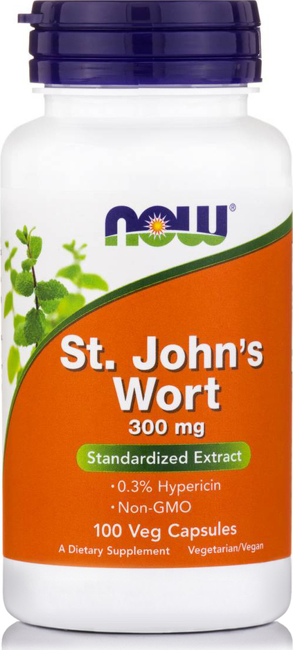 Φωτογραφία προϊόντος: Now Foods St. John's Wort 300mg 100 κάψουλες