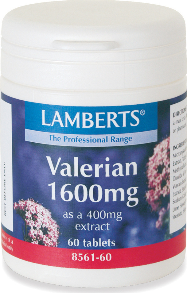 Φωτογραφία προϊόντος: Lamberts Valerian 1600mg 60 ταμπλέτες