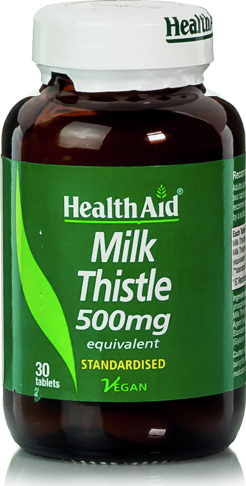 Φωτογραφία προϊόντος: Health Aid Milk Thistle Extract 500mg 30 ταμπλέτες