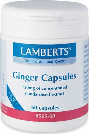 Φωτογραφία προϊόντος: Lamberts Ginger 120mg 60 κάψουλες