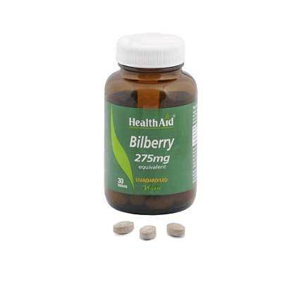 Φωτογραφία προϊόντος: Health Aid Bilberry 275mg 30 ταμπλέτες