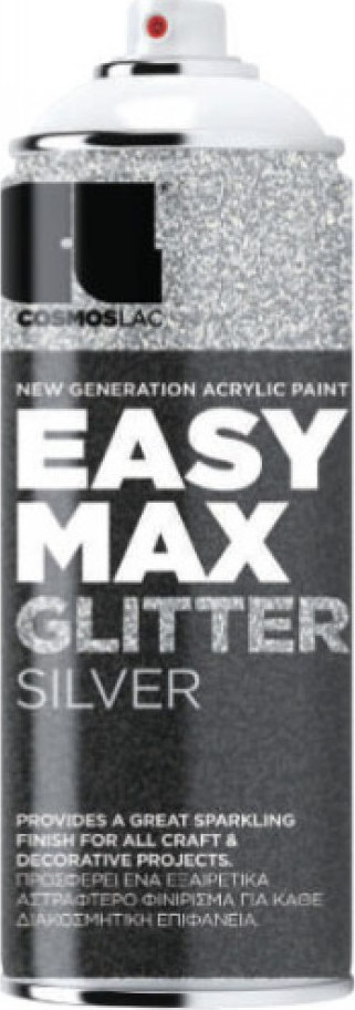 Φωτογραφία προϊόντος: EASY MAX GLITTER SILVER N910 400ml