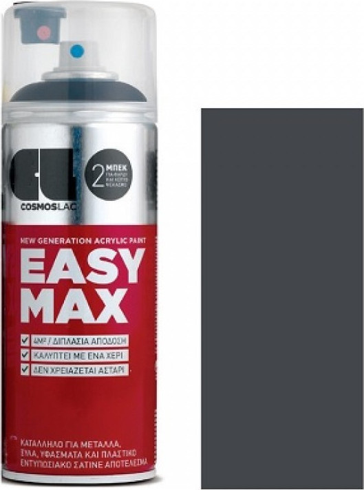 Φωτογραφία προϊόντος: EASY MAX 400 ml ΓΚΡΙ ΣΚΟΥΡΟ 806
