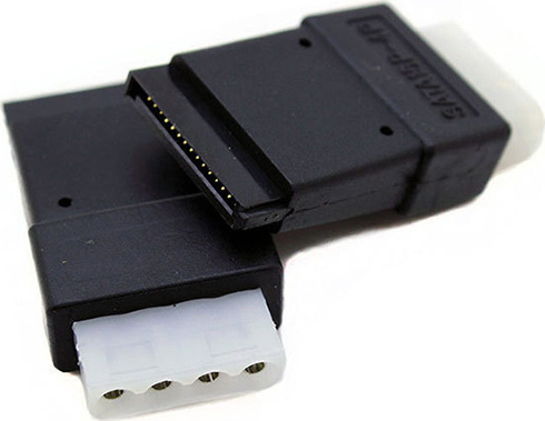 Φωτογραφία προϊόντος: Powertech Sata 15-pin male - 4-pin Molex female