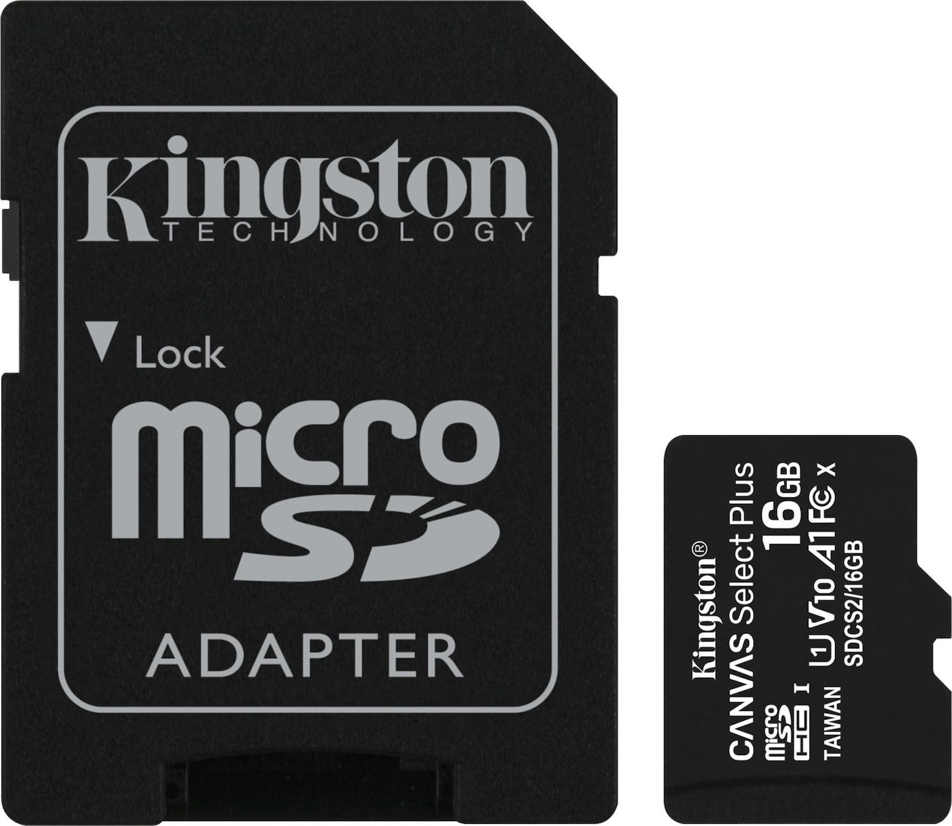 Φωτογραφία προϊόντος: Kingston Canvas Select Plus microSDHC 16GB U1 V10 A1 with Adapter