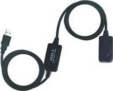 Φωτογραφία προϊόντος: USB 2.0 Cable USB-A male - USB-A female 15m (04.001.0322)