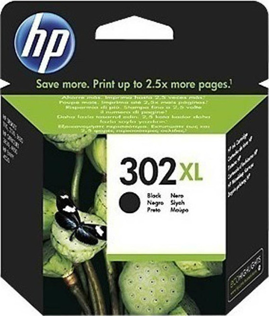 Φωτογραφία προϊόντος: HP 302XL Black High Yield (F6U68AE)