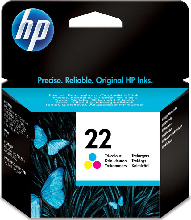 Φωτογραφία προϊόντος: HP 22 Tri-color (C9352AE)