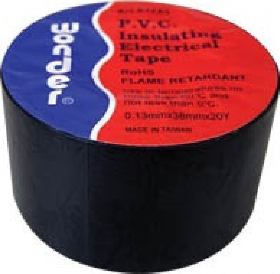 Φωτογραφία προϊόντος: Wonder Μονωτική Ταινία PVC K1ZA0 Black 38mm x 20m
