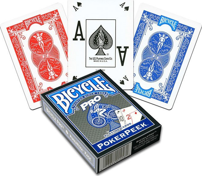 Φωτογραφία προϊόντος: Bicycle Poker Peek Pro Red & Blue Mix Deck