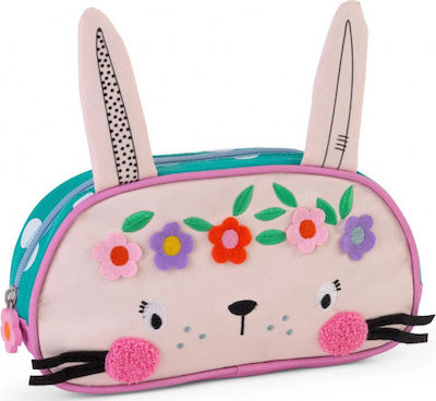 Φωτογραφία προϊόντος: Lemon Ribbon pencil case junior 22 x 11 x 5 cm polyester green/pink