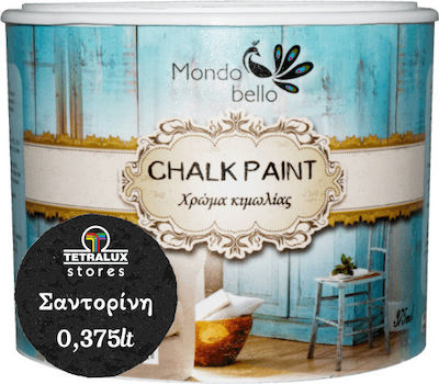 Φωτογραφία προϊόντος: Mondobello Chalk Paint Σαντορίνη/Μαύρο 375ml