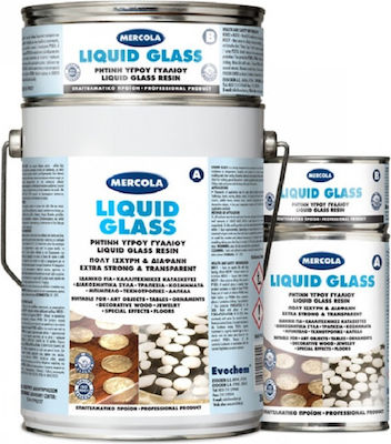 Φωτογραφία προϊόντος: Mercola Liquid Glass Ρητίνη Υγρού Γυαλιού 2 Συστατικών 320gr