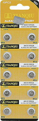 Φωτογραφία προϊόντος: TianQiu AG3/392A Αλκαλική Μπαταρία Ρολογιών LR41 1.55V 1τμχ