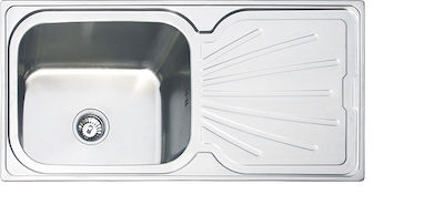 Φωτογραφία προϊόντος: Macart Silk D-100 Ένθετος Νεροχύτης 100x50cm Inox Σατινέ
