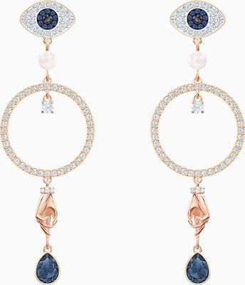 Φωτογραφία προϊόντος: Swarovski Symbolic Hoop Γυναικεία Σκουλαρίκια Κρεμαστά Επιχρυσωμένα