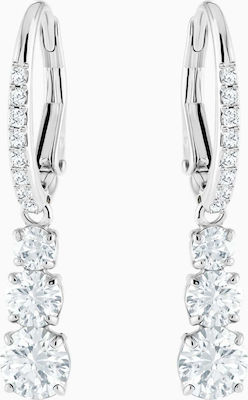 Φωτογραφία προϊόντος: Swarovski Γυναικεία Σκουλαρίκια Κρεμαστά Με Πέτρες Attract Trilogy Round από Ορείχαλκο